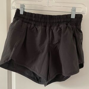 Lululemon running shorts, black, size 6